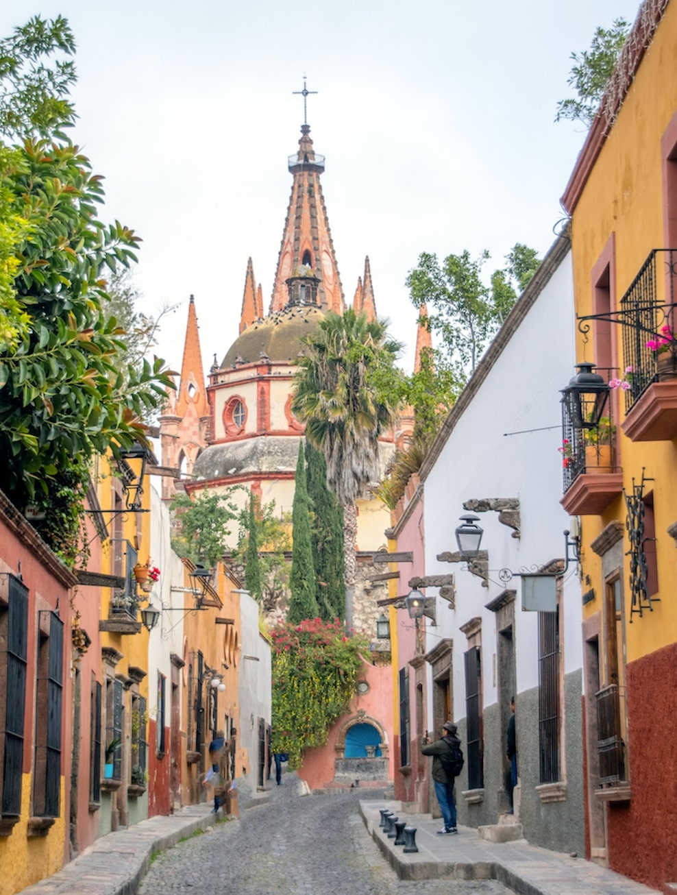 The beautiful colonial town of San Miguel de Allende, Mexico.